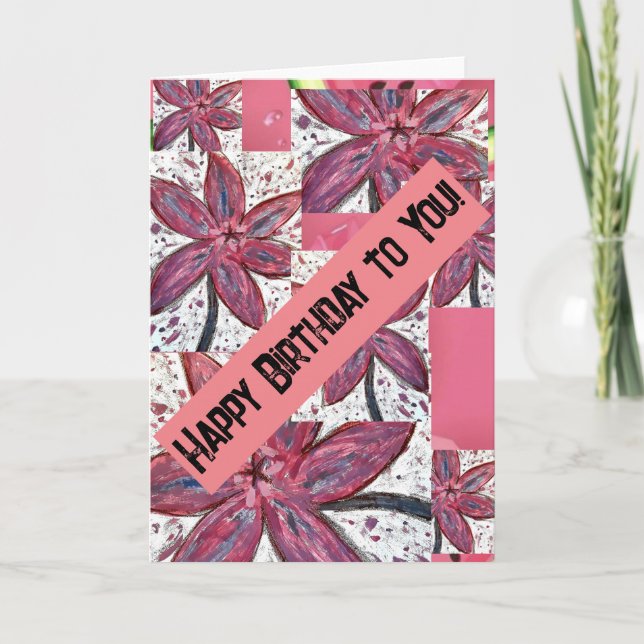 Happy Birthday to You! Card (Front)