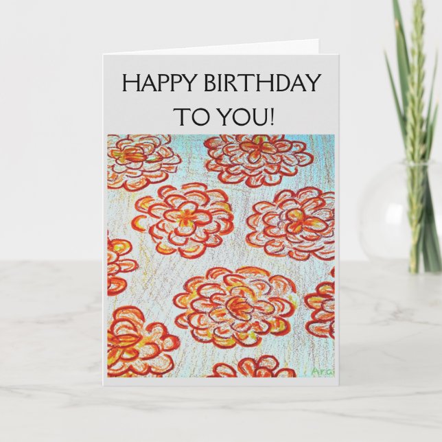 Happy Birthday to You! Card (Front)