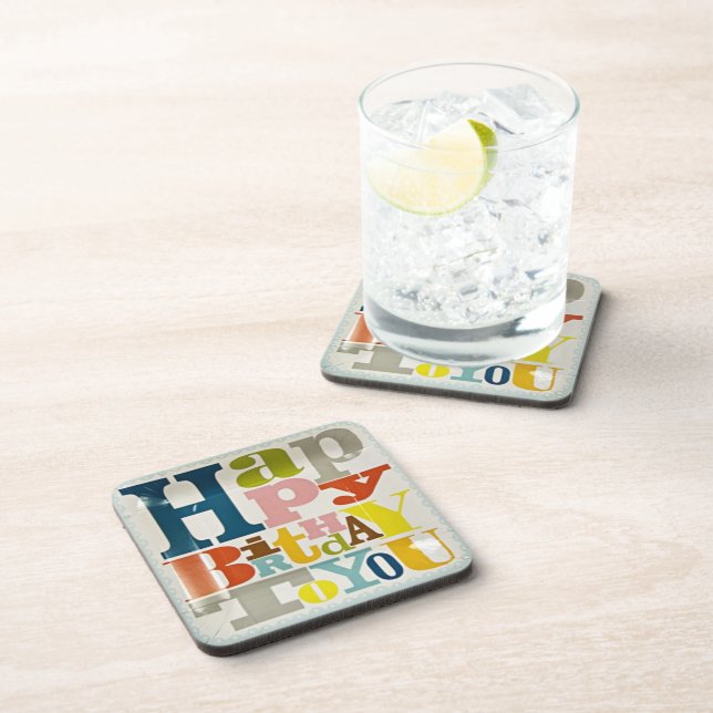 Happy Birthday to You - Coaster (Right Side)