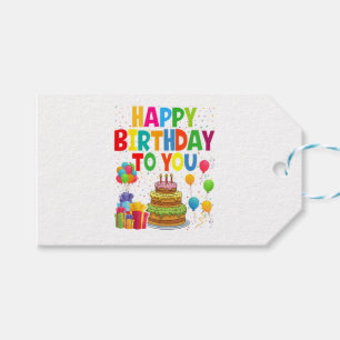 Happy Birthday to You Gift Tags