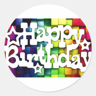 Happy birthday to you - Happy Birthday Classic Round Sticker