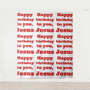 Happy birthday to you, Jesus, Christmas gift Tapestry