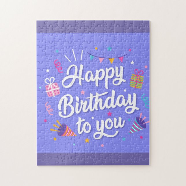Happy Birthday To You Jigsaw Puzzle (Vertical)