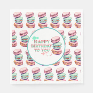 Happy Birthday To You   Macaron Napkin