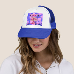Happy Birthday Today is my Birthday Blue Balloons Trucker Hat