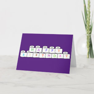 Happy Birthday Toilet Paper Greeting Card