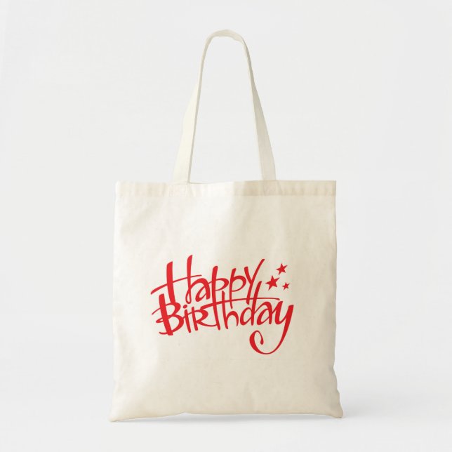 Happy Birthday Tote Bag (Front)