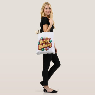 happy birthday tote bag