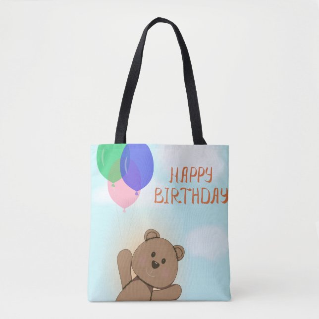 Happy birthday tote bag (Front)