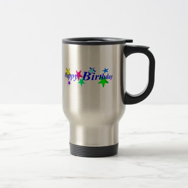 Happy Birthday Travel Mug (Right)