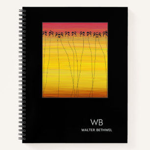 Happy Birthday, Tropical Summer Notebook