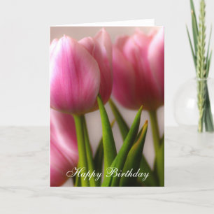 Happy Birthday Tulips Card
