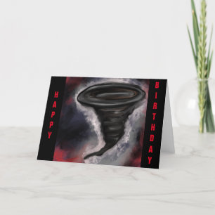 HAPPY BIRTHDAY TWISTER HOLIDAY CARD