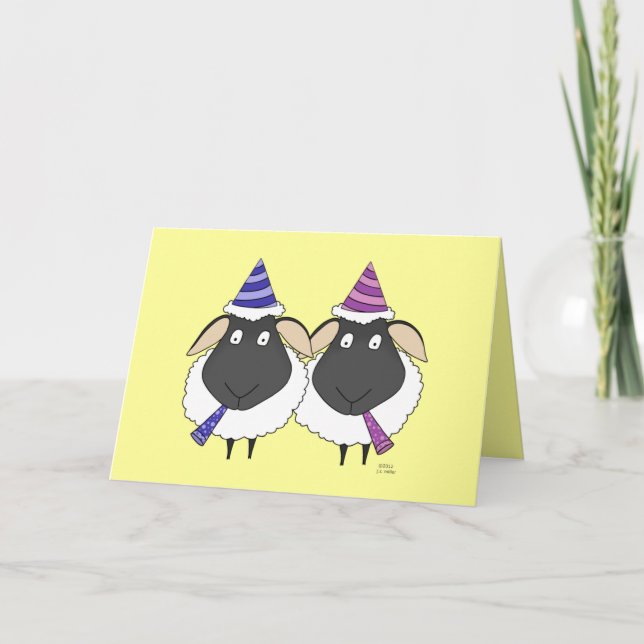 Happy Birthday Two Ewe! Card (Front)