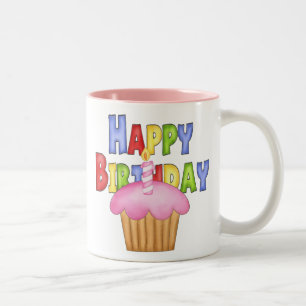 Happy Birthday Two-Tone Coffee Mug
