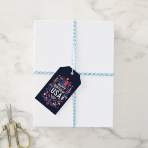 Happy Birthday USA 250 Gift Tags