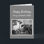 Happy Birthday Vintage Sisters Love Card<br><div class="desc">Happy Birthday with Vintage photo of sisters having fun</div>
