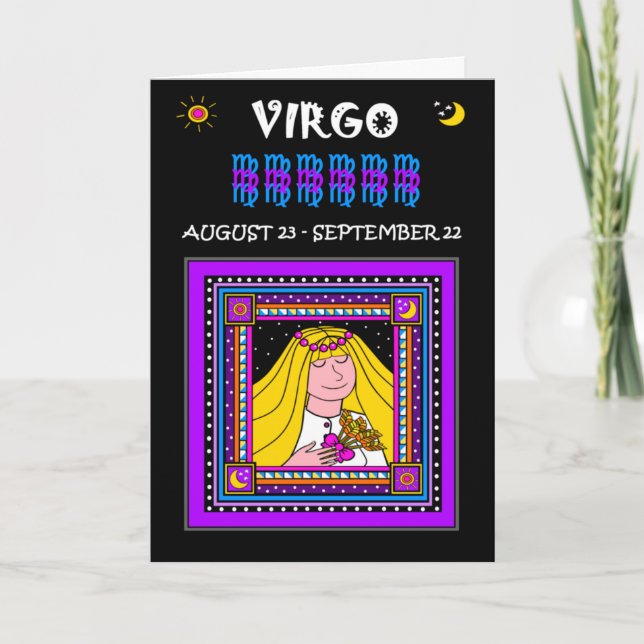 HAPPY BIRTHDAY VIRGO! CARD (Front)