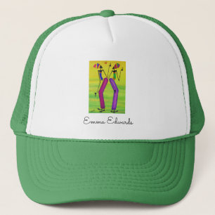 Happy Birthday, Watercolor Joy and Happiness Trucker Hat