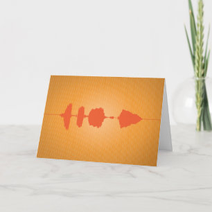 Happy Birthday Waveform Folding Card 3