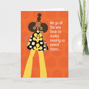 Happy Birthday - We go all the way back Thank You Card