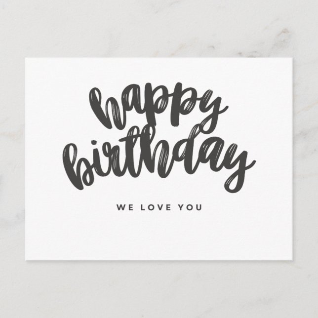 Happy Birthday, we love you Card (Front)