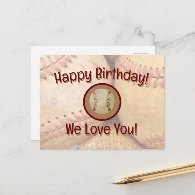 Happy Birthday We Love You! Postcard (Front/Back In Situ)