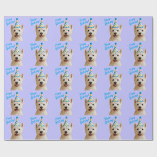 Happy Birthday Westie Wrapping Paper