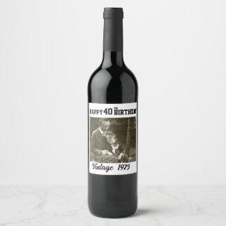 Happy Birthday (Wine Label) Wine Label