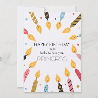 Happy Birthday Wishes Messages candles Holiday Card
