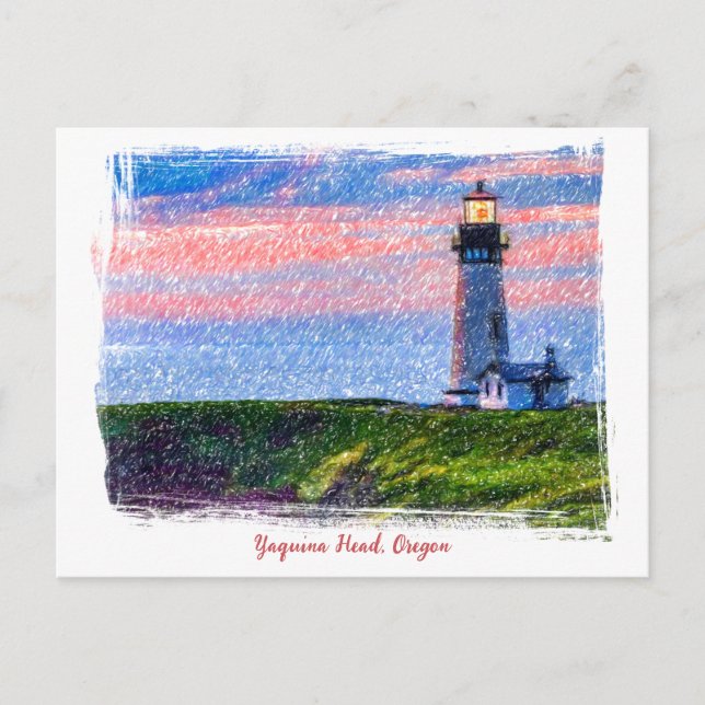 Happy Birthday Wishes Quote Lighthouse Holiday Postcard (Front)