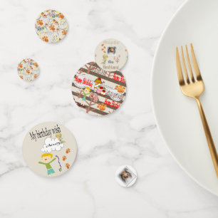 Happy Birthday Wishing for a Dog Confetti