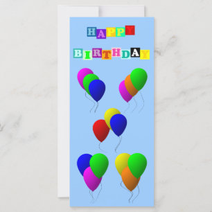 Happy Birthday with Balloons by Shirley Taylor