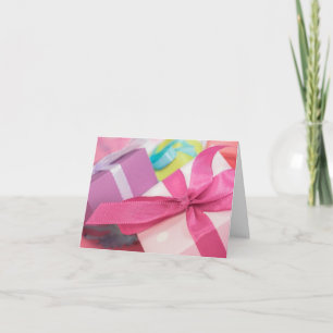 Happy Birthday With Presents Card