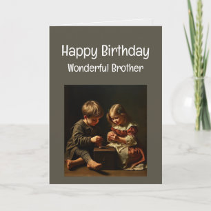Happy Birthday Wonderful Brother Card