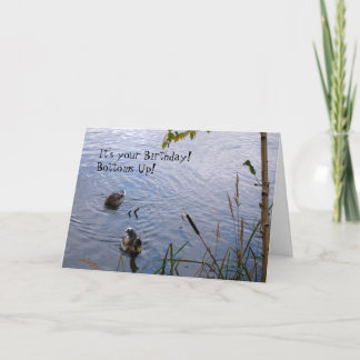 Happy Birthday Wood Ducks Card