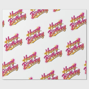 Happy Birthday Wrapping Paper