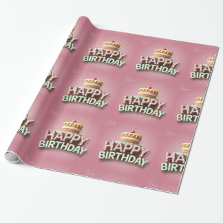 Happy Birthday Wrapping Paper