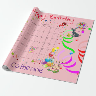 Happy Birthday Wrapping Paper December 2022 
