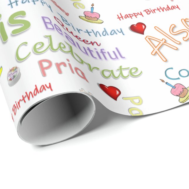Happy Birthday Wrapping Paper Pria (Roll Corner)