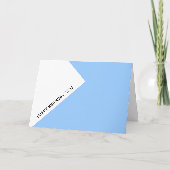 Happy birthday, you card (Front)