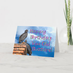 Happy Birthday You Old Buzzard Greeting Card