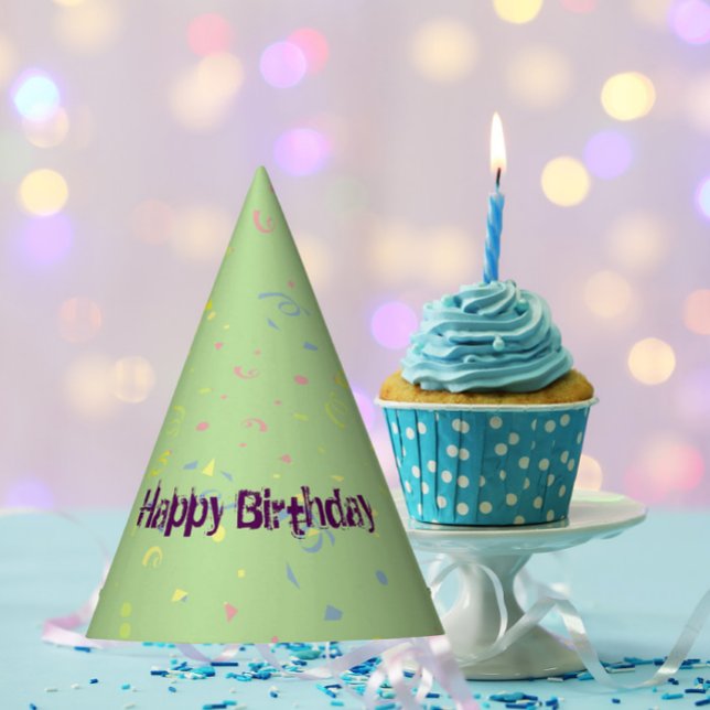 Happy Birthday's Confetti Party Hat (Creator Uploaded)