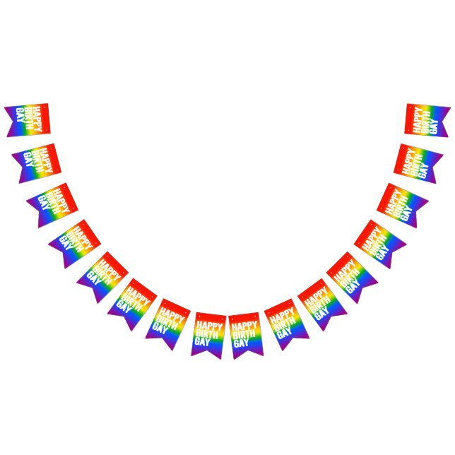 Happy Birthgay Bunting (All)