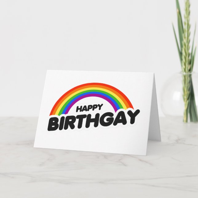 Happy Birthgay Card (Front)