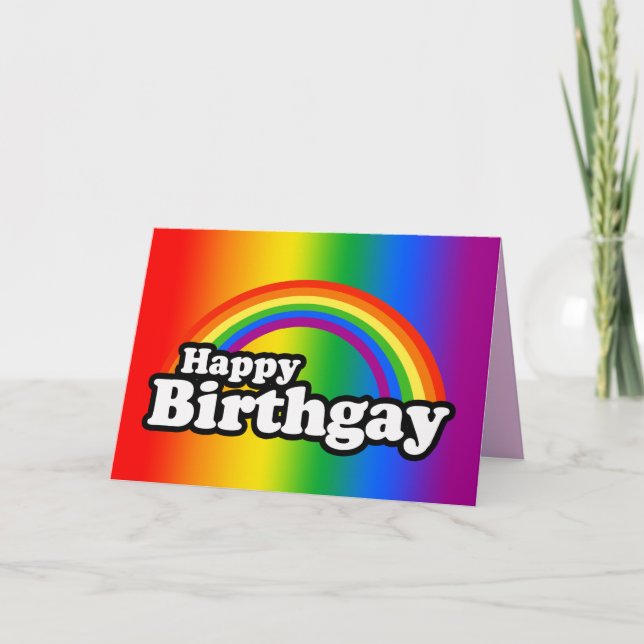 Happy Birthgay Card (Front)