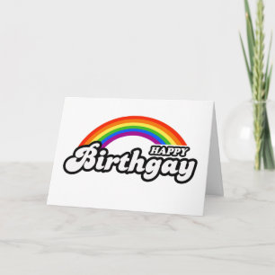 Happy Birthgay Card