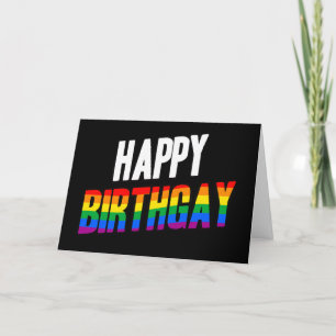 Happy Birthgay Card