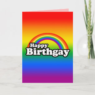 Happy Birthgay Card