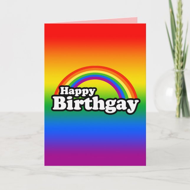 Happy Birthgay Card (Front)